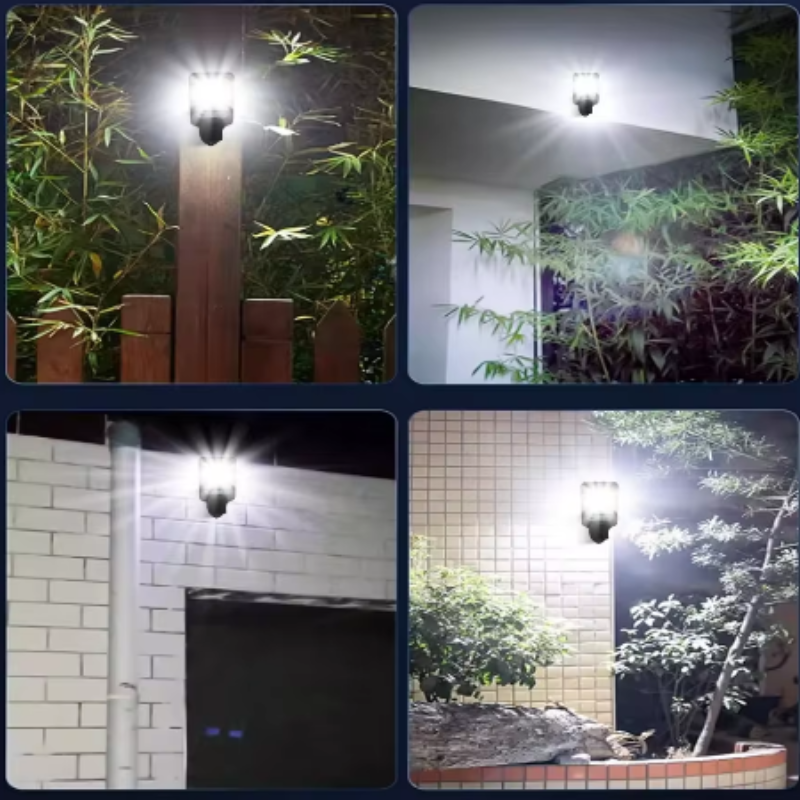 Luz LED con panel solar