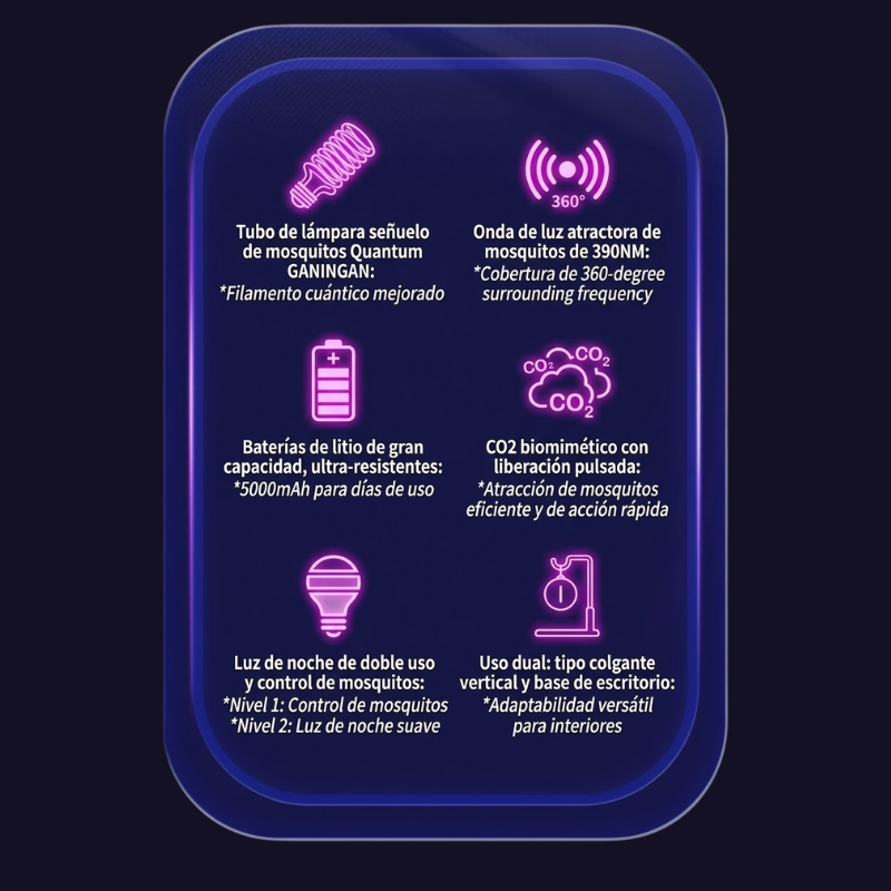 Lámpara UV  Mata Mosquitos