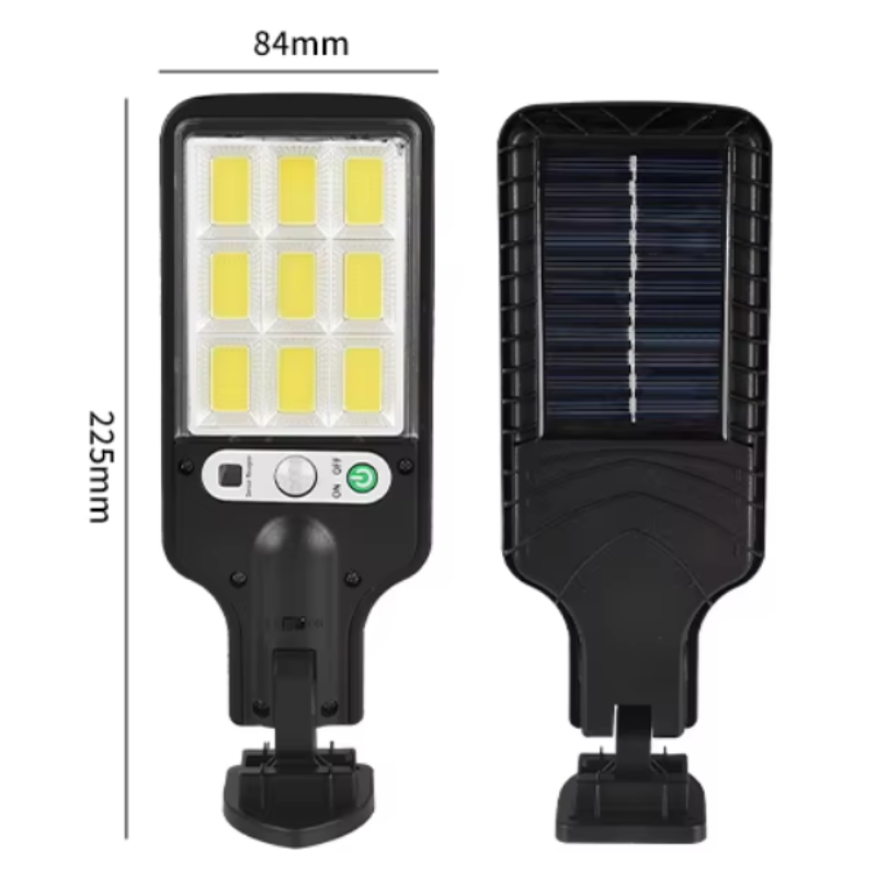 Luz LED con panel solar