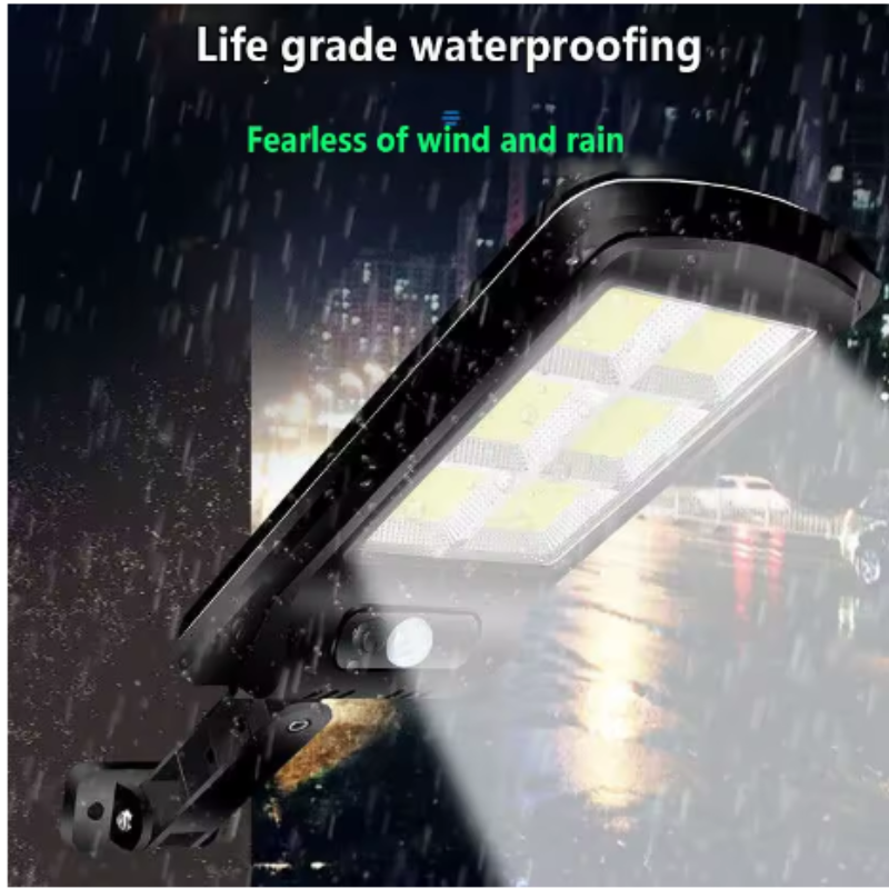 Luz LED con panel solar