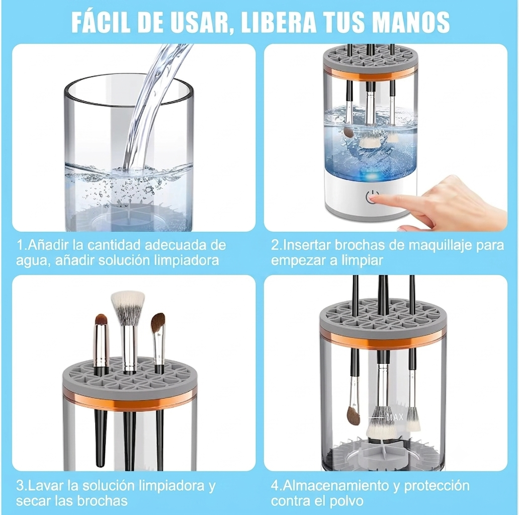 Limpiador De Brochas Electrico