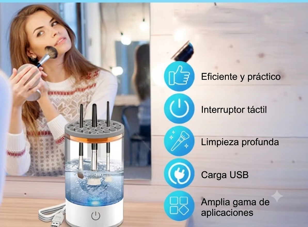 Limpiador De Brochas Electrico