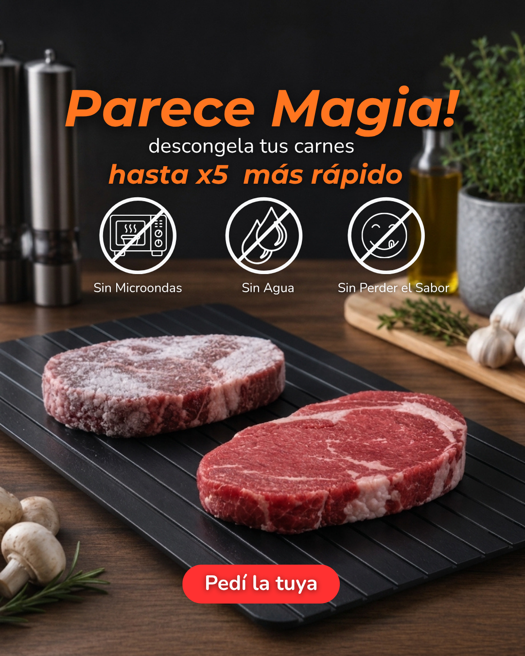 Tabla Mágica Para Descongelar Alimentos