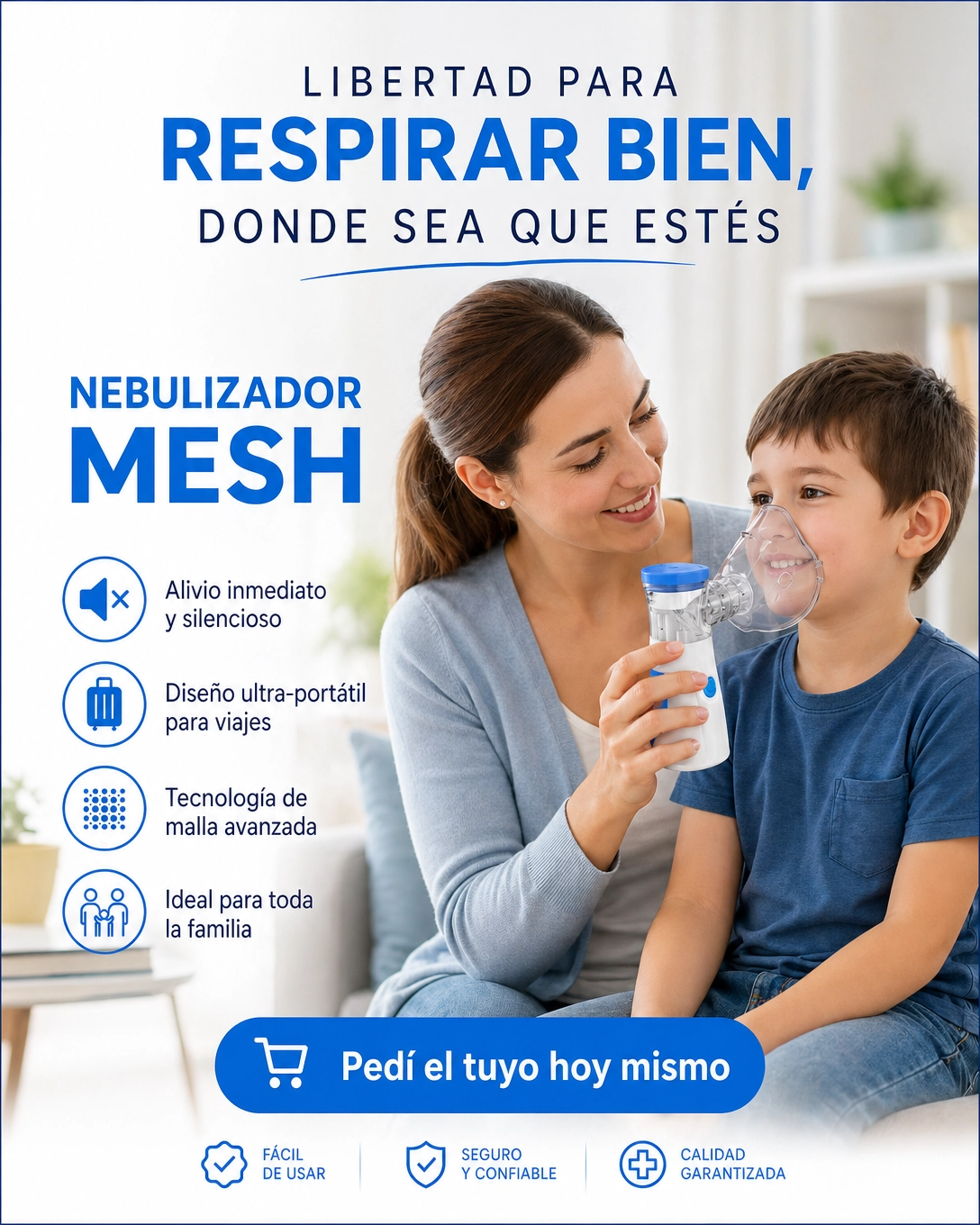 NEBULIZADOR PORTATIL A BATERIA