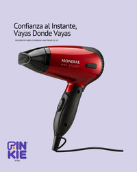 Secador de Cabello Mondial Max Travel