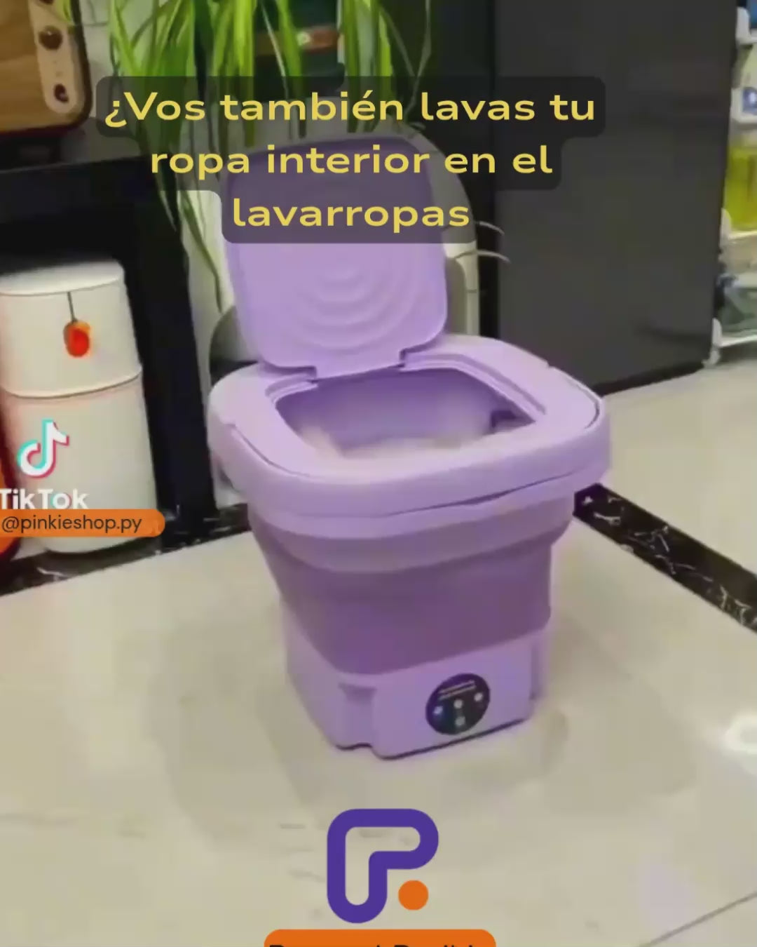 Mini Lavarropas Plegable