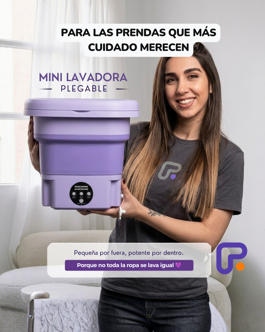 Mini Lavarropas Plegable