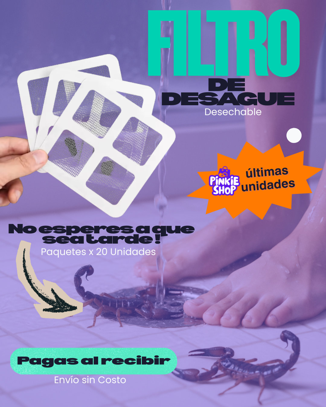 Filtro Adhesivo para Drenaje